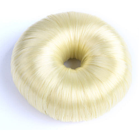 Бублик, валик, пончик, донат для пучка балерины из искусственных волос, диаметр 8,5 см, № 026