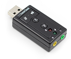 USB звукова карта 3D Sound card 7 в 1 зовнішня