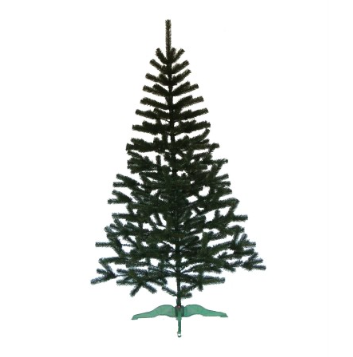 Розпродаж! 2,5м Ялинка штучна "Новорічна" зелена з білими кінчиками