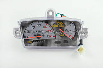 Панель приладів (у складі) Yamaha JOG (120 км/год, срібло, sport edition) (Ямаха Джог) (mod:MY-214)