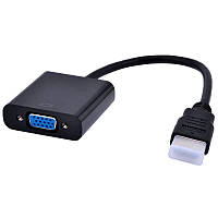 HDMI VGA адаптер конвертер відео + аудіо 1080P