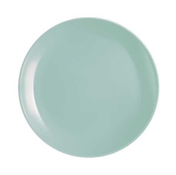 Тарілка обідня Luminarc Diwali Turquoise кругла без борту d25 см склокераміка (2611P)