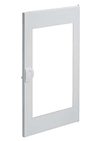 Двери белые с прозрачным окном для 2-рядного щита VOLTA, Hager