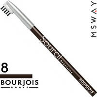 Bourjois — Олівець для брів Sourcil Precision Тон 08 brun brunette
