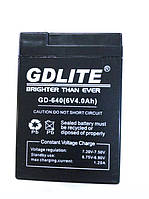 Аккумулятор батарея GDLITE 6V 4.0Ah GD-640