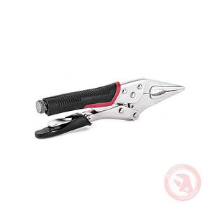 Кліщі затискні універсальні 230 мм подовжені, Cr-V INTERTOOL UT-5204, фото 4