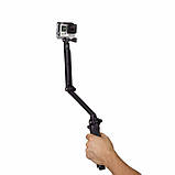 Монопод трипод штатив для екшн камер GoPro і інші 3-Way, фото 8