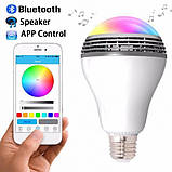 Smart LED Lamp розумна лампочка Bluetooth MP3 YY-001, фото 2