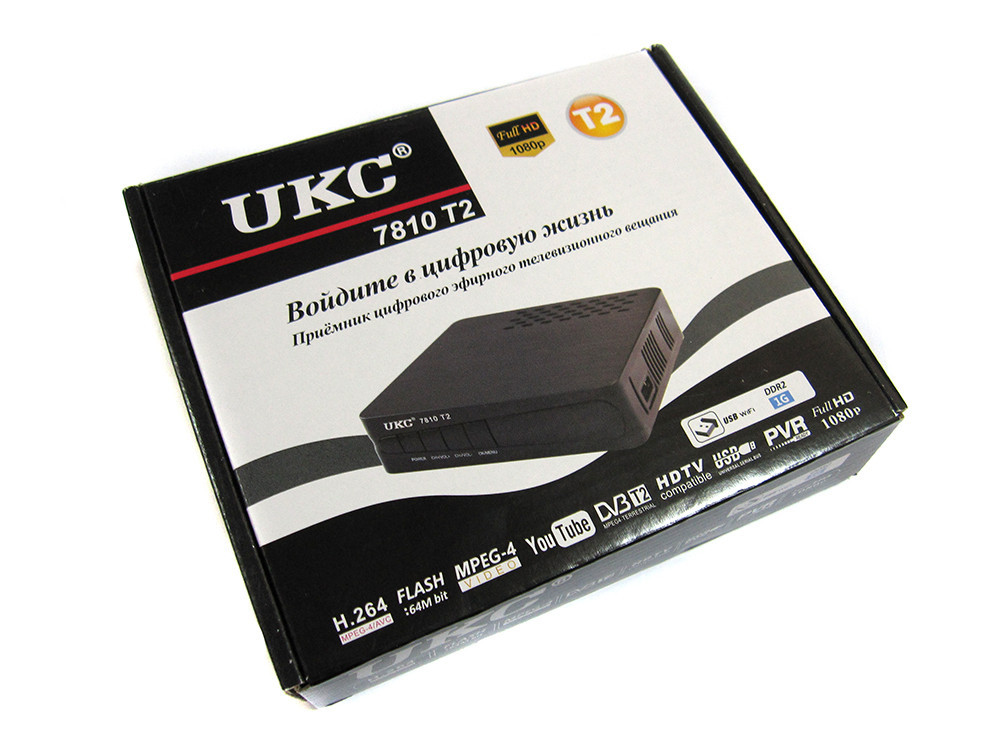 Тюнер DVB-T2 UKC 7810 YouTube с возможностью подключить Wi-Fi - фото 7 - id-p520042955