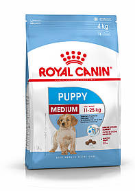 Royal Canin Medium PUPPY корм для цуценят середніх порід, 4 кг