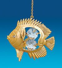 Підвіска з кристалами Сваровскі Рибка AR-3873/2