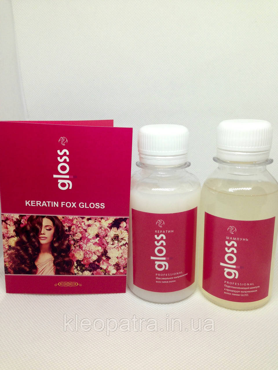 Набір Fox Gloss фокс глатин 100 мл і шампунь очисний 100 мл Gloss, фото 1