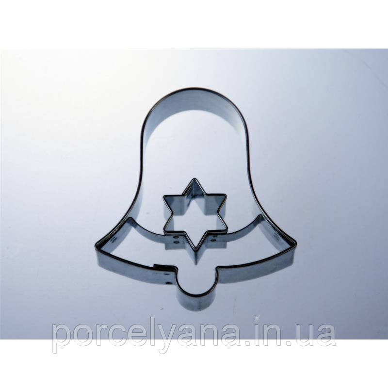 Форма для вирізання Дзвоник 57 мм Smolik, фото 1