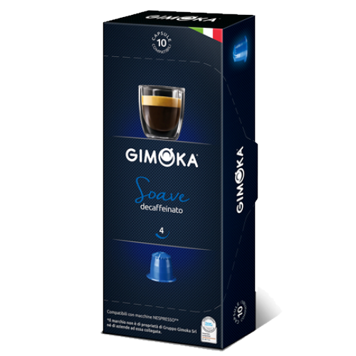 Уценка! Кофе в капсулах без кофеина Gimoka Nespresso Decaffeinato 8 (10 ...
