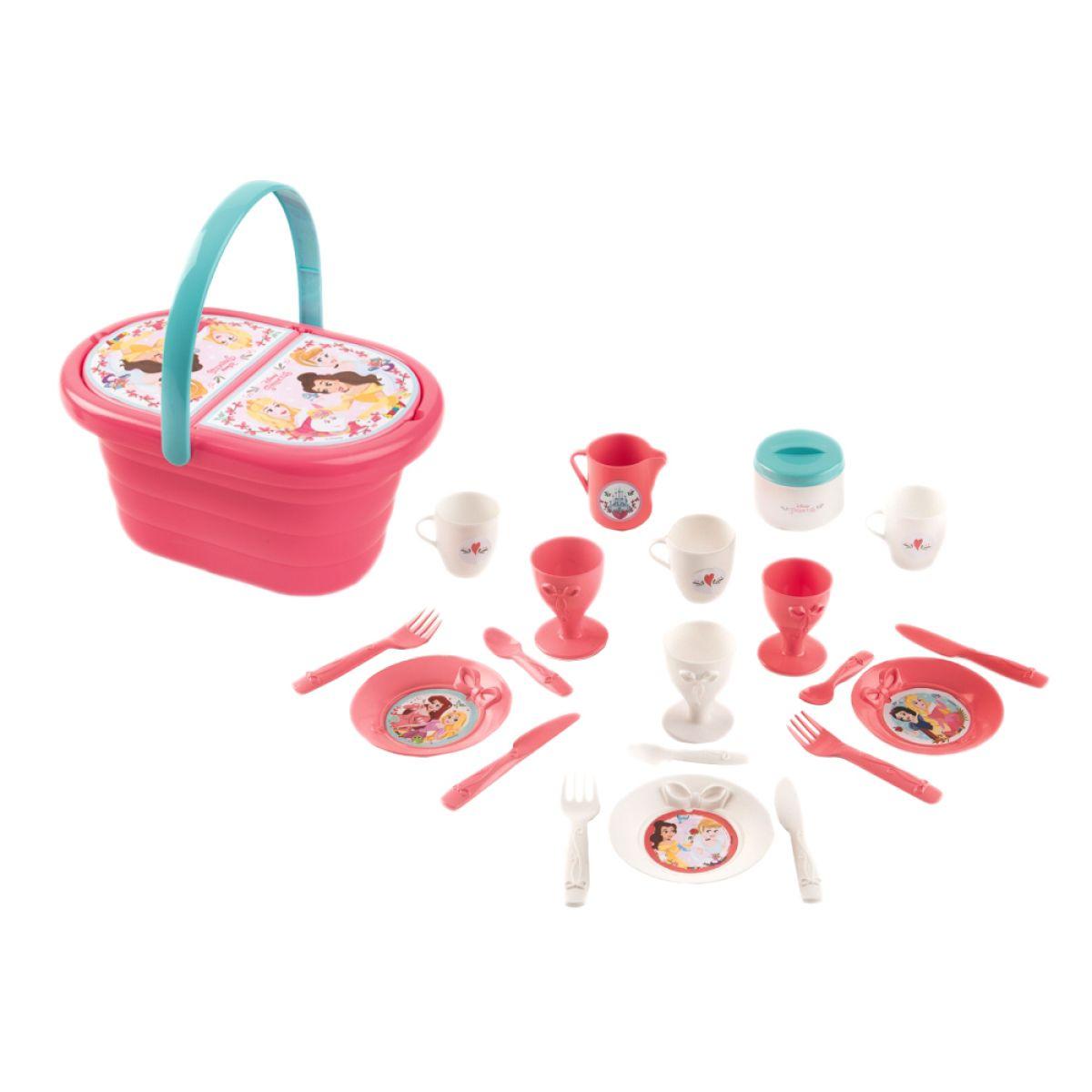Кошик Дісней Принцеса з набором для пікніка, Smoby