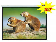 Екран для проектора 200x150 напівавтоматичний !!