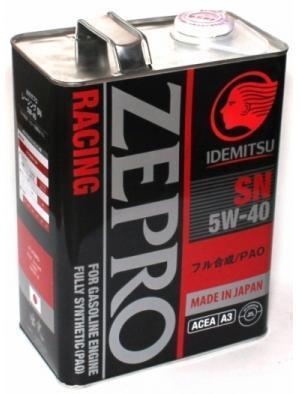 Моторна олива Idemitsu Zepro Racing 5w-40 (4 л), фото 1