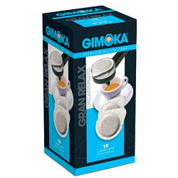 Кава в чалдах (молодози) Без кофеїну. Gimoka Gran Relax (18 шт. по 7 г), Італія (кава в таблетках)