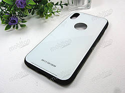 Чохол Glass Case iPhone X (білий)