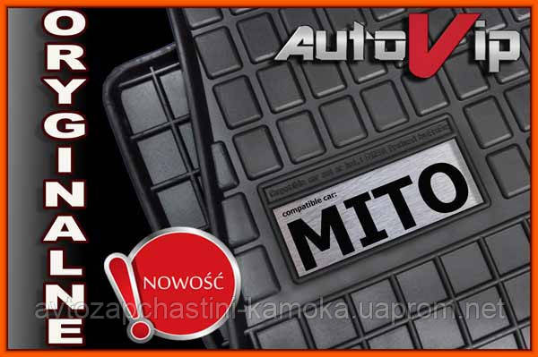 Гумові килимки ALFA ROMEO MITO 08 - з логотипом