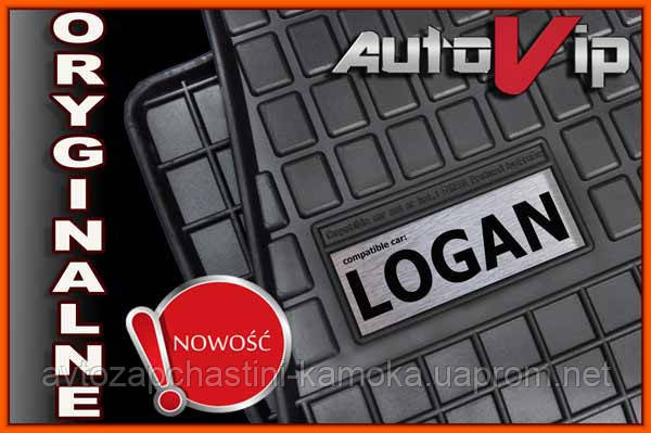 Гумові килимки DACIA LOGAN 12 - з логотипом