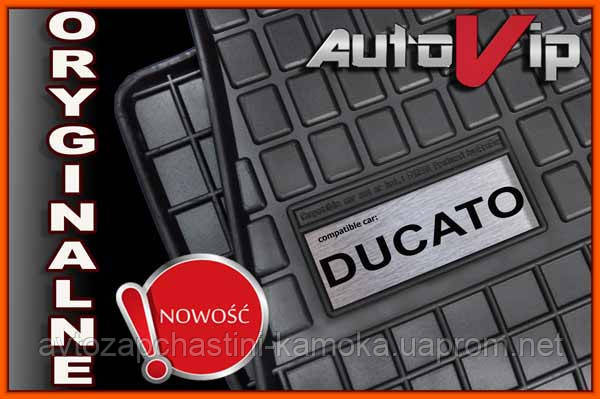 Гумові килимки FIAT DUCATO 94 - з логотипом