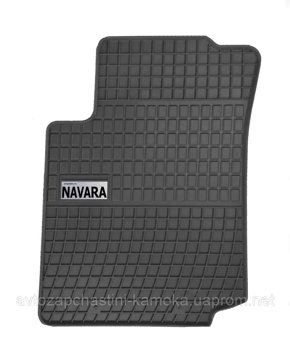 Гумові килимки NISSAN NAVRA 2016 - з логотипом