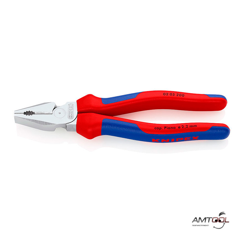 Плоскогубці комбіновані 200 мм — Knipex 02 05 200