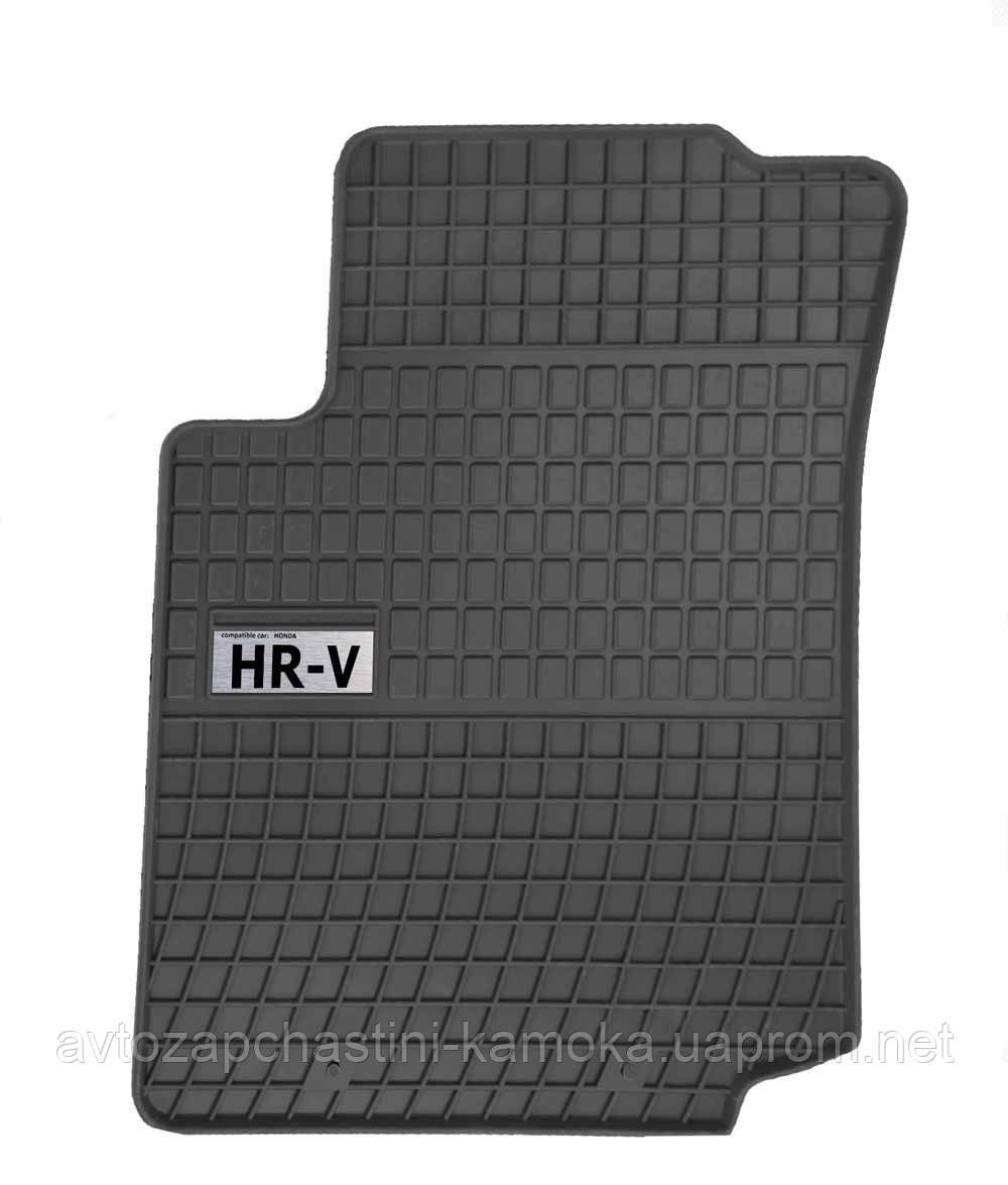 Гумові килимки HONDA HRV HR-V 5d 1999 - з лого, фото 1