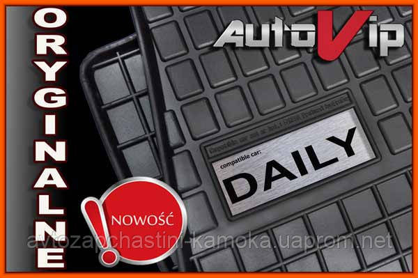 Гумові килимки IVECO DAILY 2006 - лого, фото 1