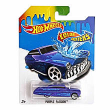 Машинка Зміни колір, Hot Wheels; Колір — Блакитний