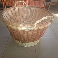 Кошик плетений із ручками 