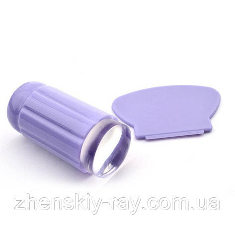 Силіконовий штамп для стемпінгу зі скребком, фото 1