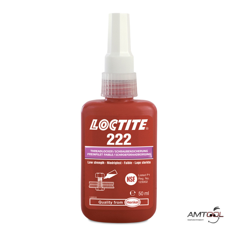 Фіксатор різі 50 мл. - Loctite 222