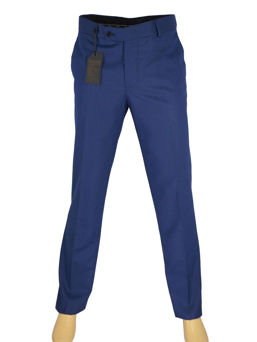 Сині чоловічі брюки зі стрілками Monzeratti G-6 Classic jeans cell, фото 1