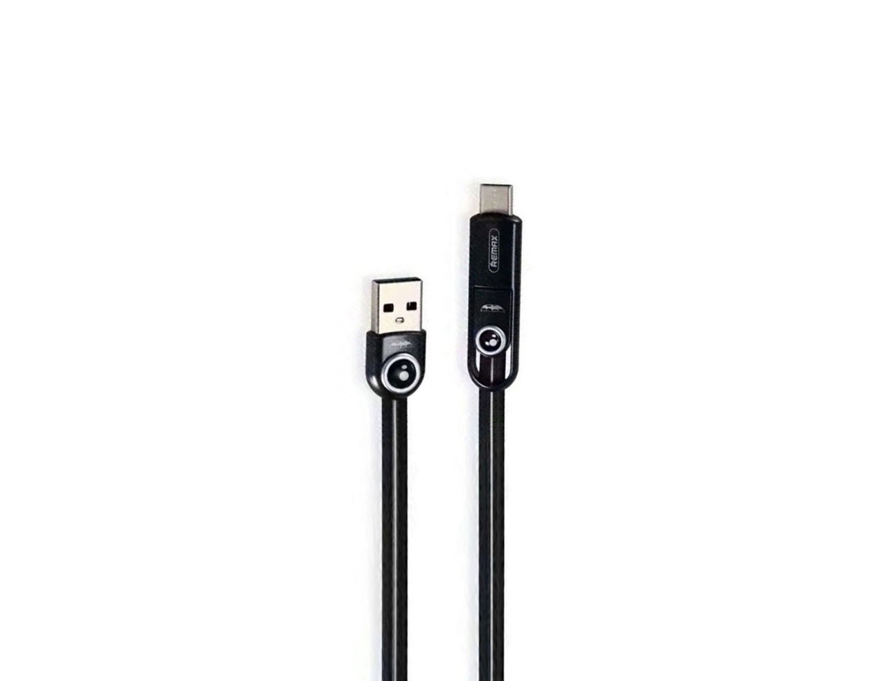 USB кабель Remax Cutie 2 in 1 RC-073th Lightning & Micro USB 1m