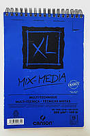 ' Альбом для смешанных техник Canson XL Mix-Media 300г/кв.м 14.8*21см 30 лист Среднее зерно Целлюлоза
