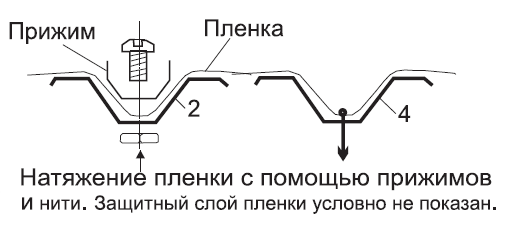 Додаткова секція Теплиця «Вдала посилена» 4*2, фото 4