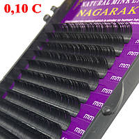 Нове Надходження: Вії Nagaraku Чорні 0,1 С по 16 ліній, Довжина в Асортименті
