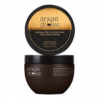 Питательная маска для волос с аргановым маслом De Luxe Professional Argan Oil Nutrition Infusing Mask 500 ml