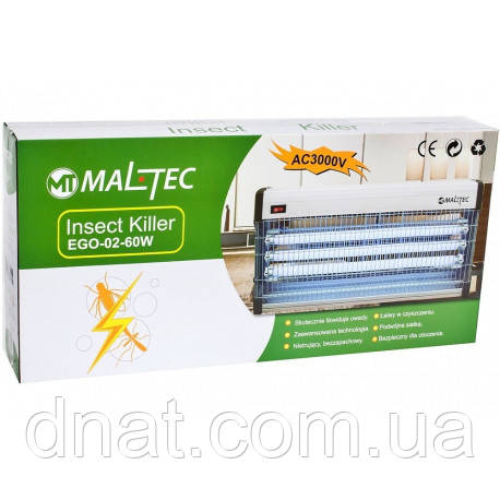 Мухолівка. Професійний знищувач МУХ Maltec EGO-01-60 Вт, фото 1