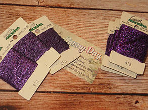 CARAT — декоративна металізована тасьма, колір No412 (4 мм)