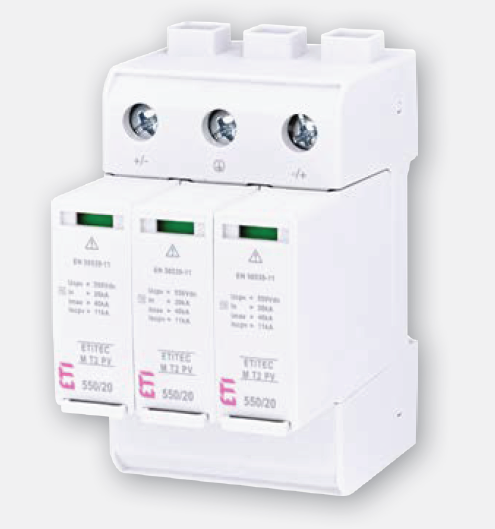 Обмежувач перенапруги ETITEC M T2 PV 1100/20Y (2440515), фото 1