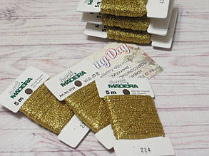 CARAT — декоративна металізована тасьма, колір No224 (2 мм)