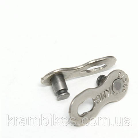 Замок ланцюга KMC - CL573R-BU 7-8 швидкостей сірий