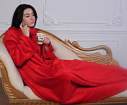 Плед із рукавами з мікрофібри (червоний), фото 4