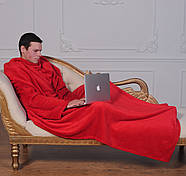 Плед із рукавами з мікрофібри (червоний), фото 8