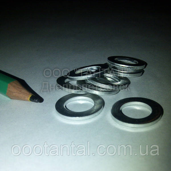 Кольцо алюминиевое 10х16х1,5 DIN 7603А уплотнительное (шайба) - фото 2 - id-p819997137