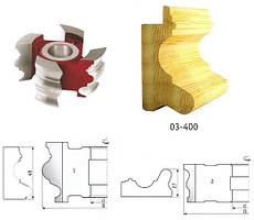 Комплект фрез для виготовлення картинної рамки