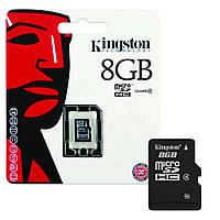 Карта памяти 8 Gb micro SD Kingston